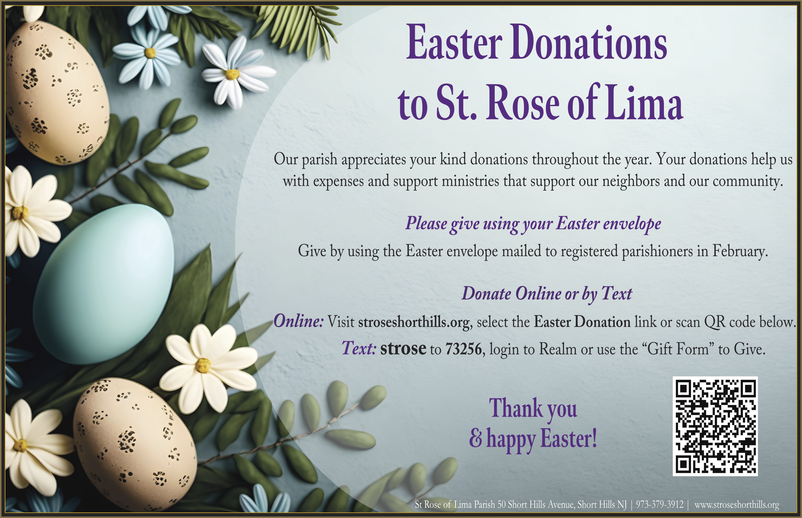 Easter Donations