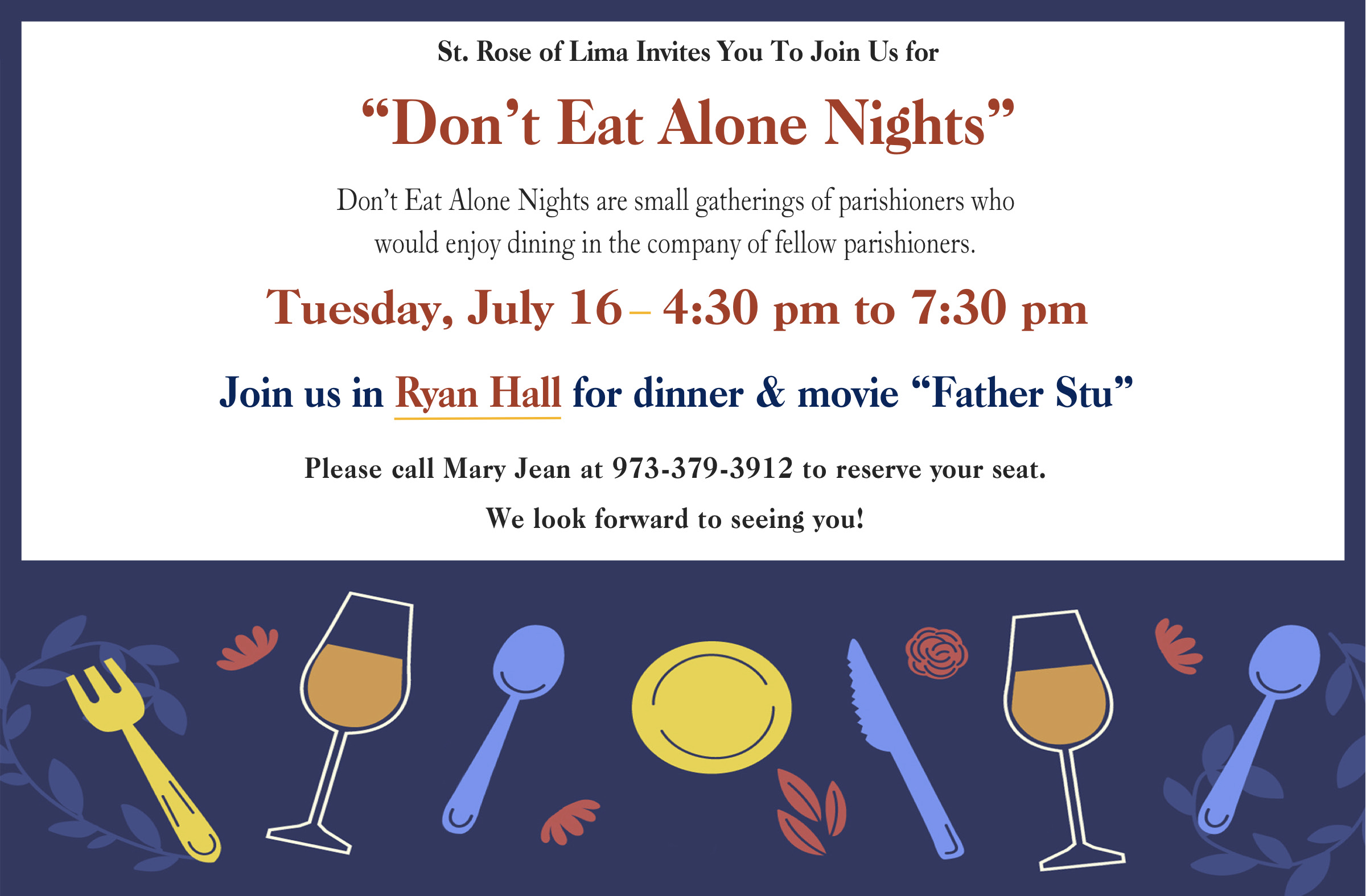 Dont Eat Alone Nights July 2024