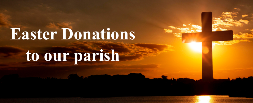 Easter Donations to Parish button