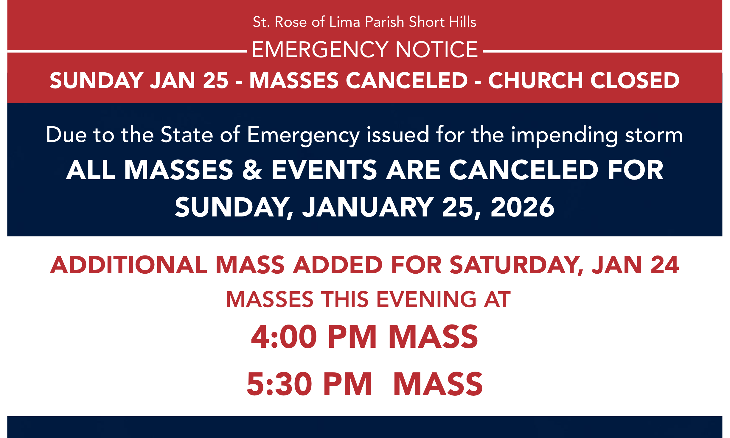 Emergency Weather Notice Jan 24 25