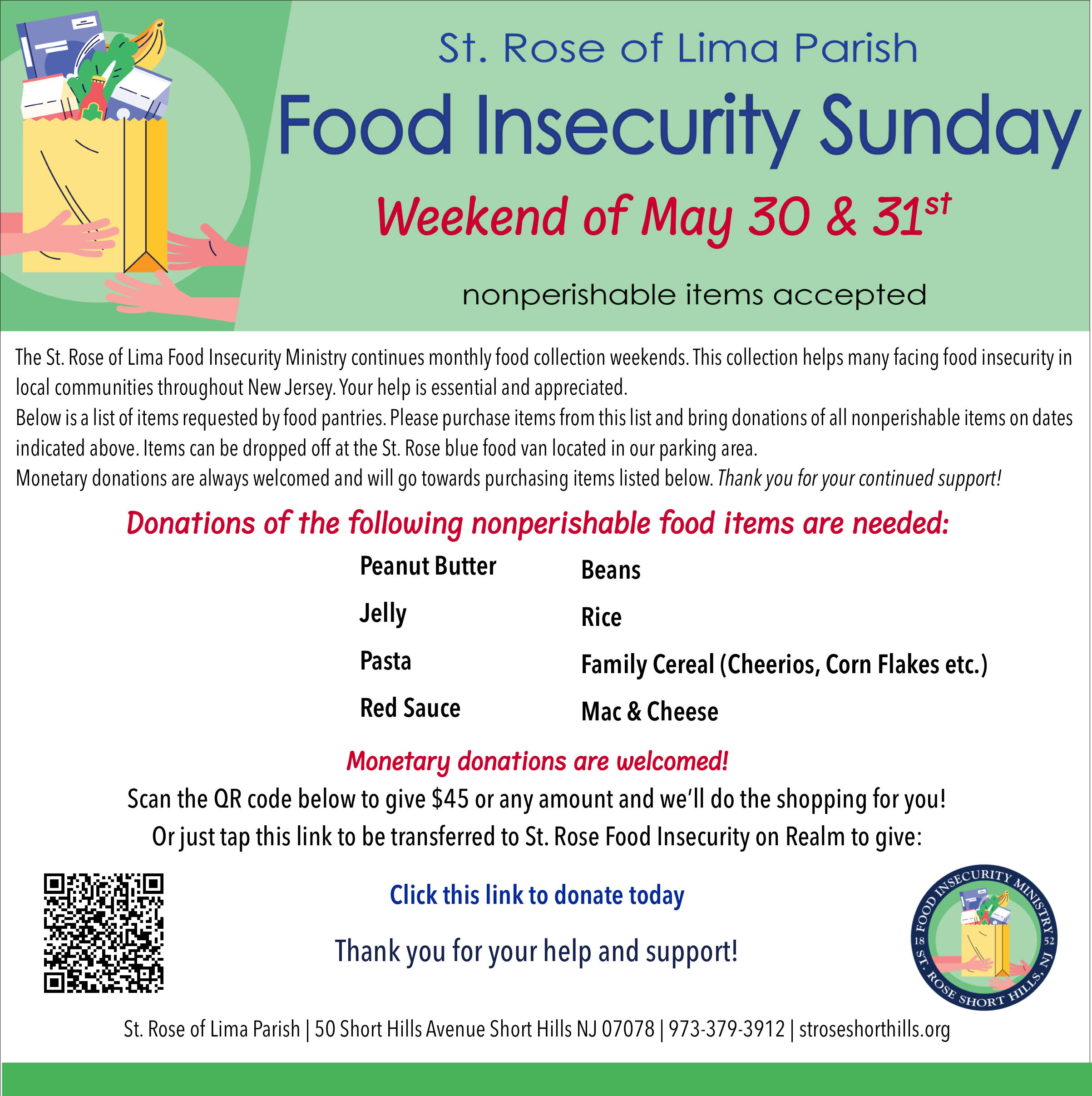 Food Insecurities May