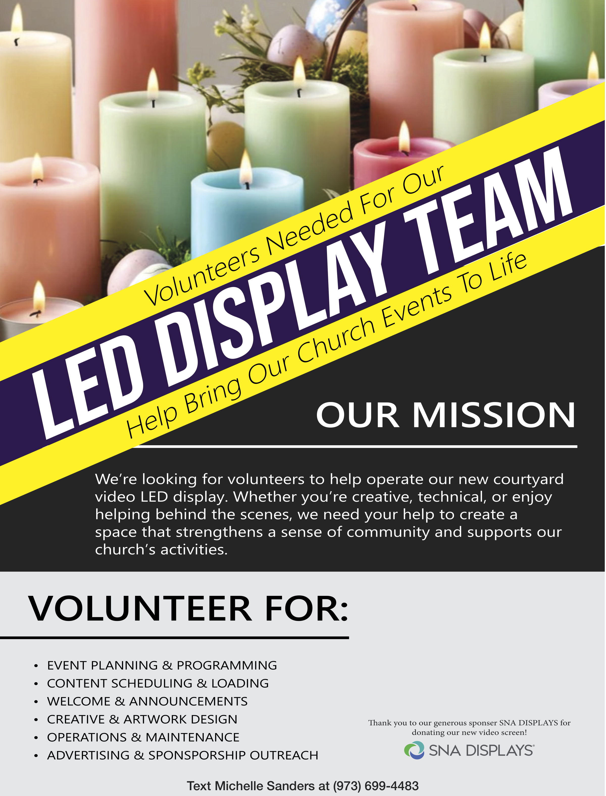 LED Display Volunteers