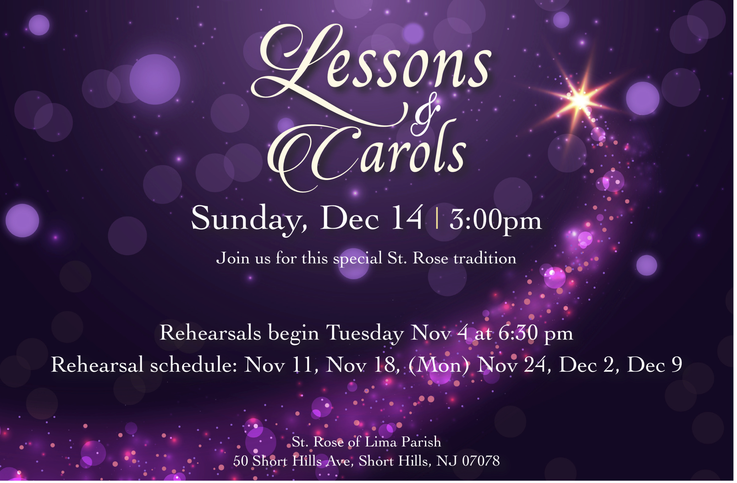 Lessons and Carols 2025