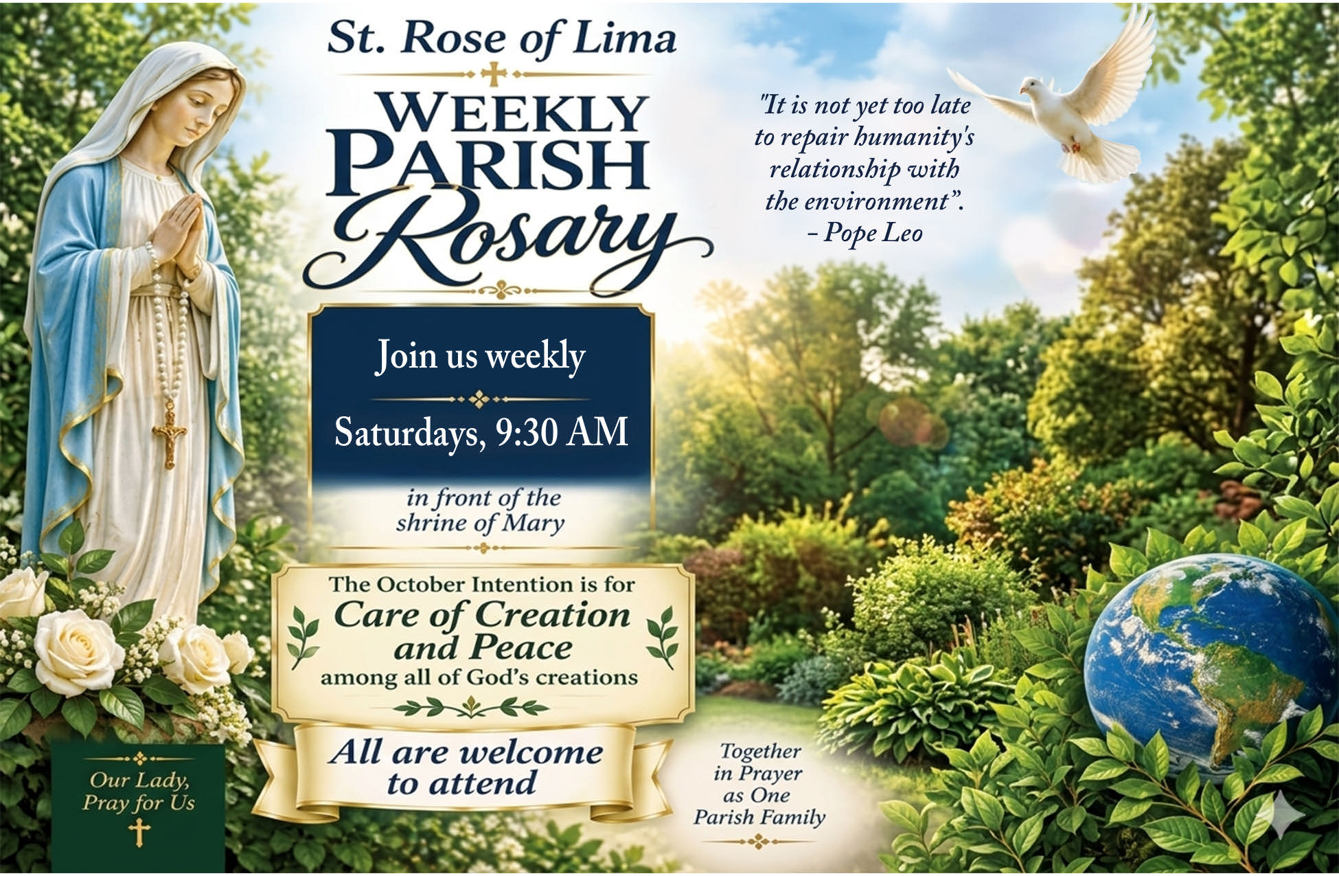 Rosary Saturdays Weekly