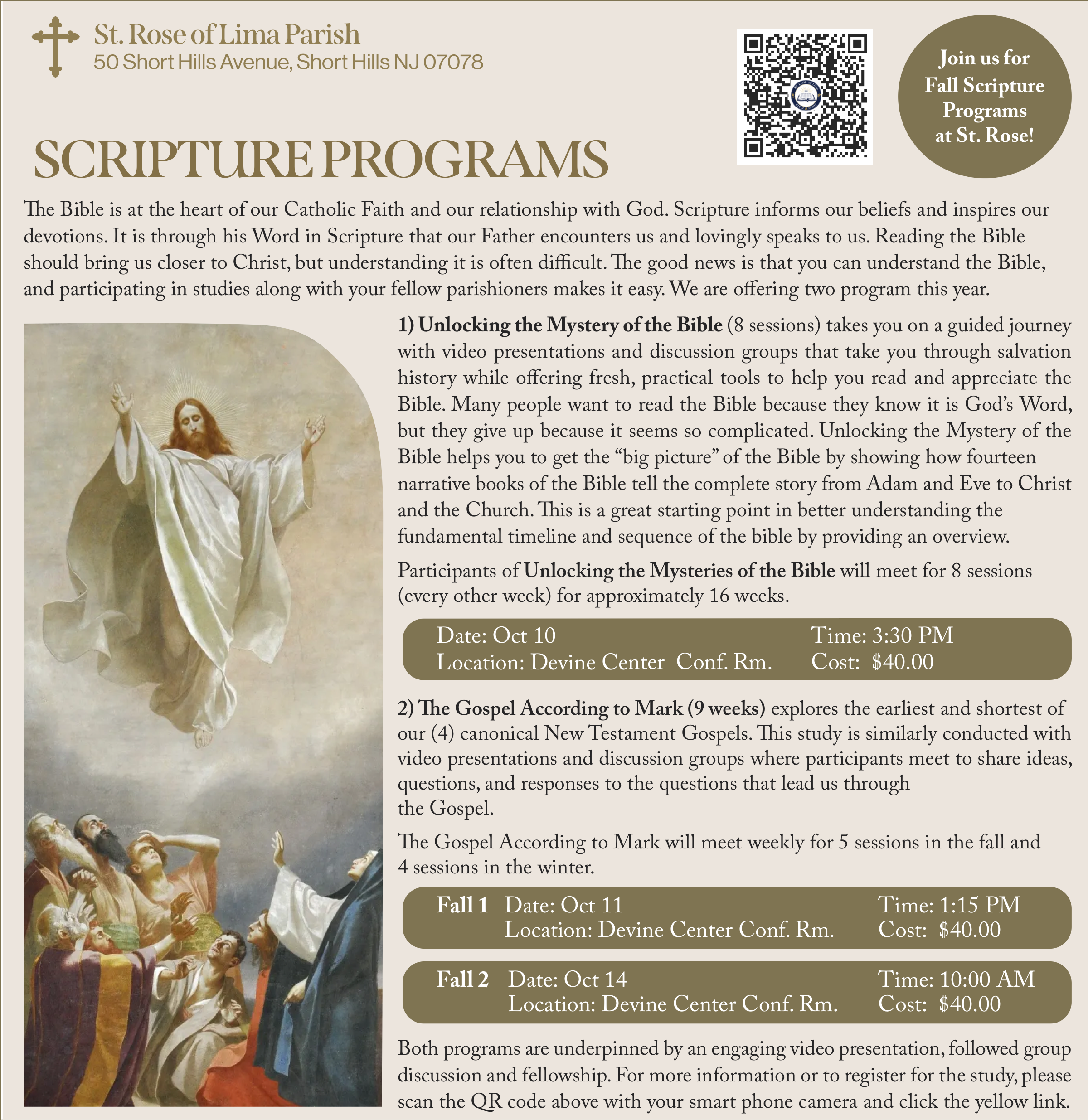Scripture Program Fall