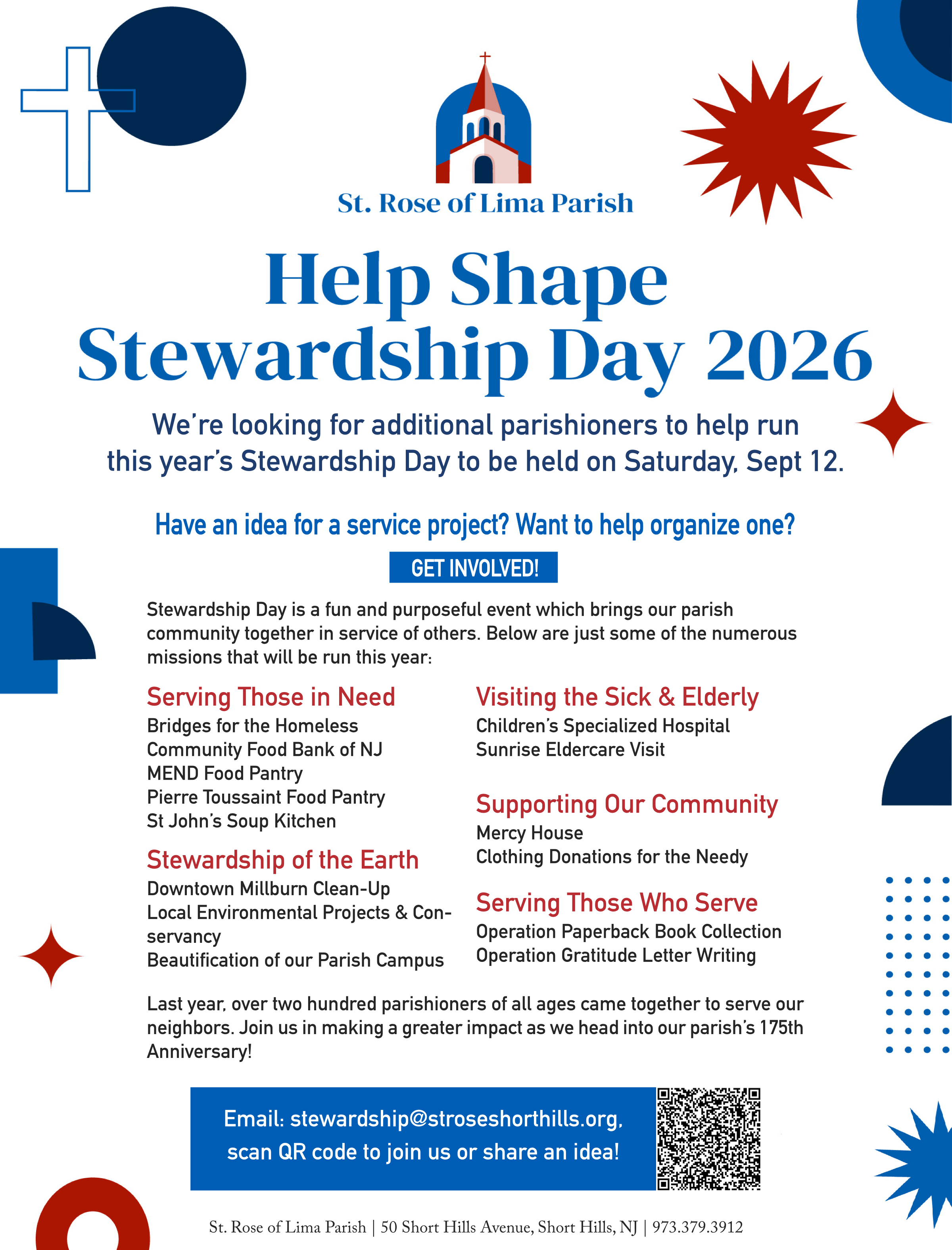Stewardship Day Help Needed 2